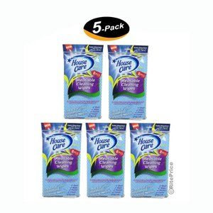 House Care Handy Wipes Multi Purpose Reusable Cleaning Cloth, 8-ct each (5 Pack)